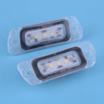 

CITALL 2pcs Error Free LED License Plate Light A2518200166 for Mercedes X164 W164 W251 GL ML R Class 2006 2007 2008 2009-2012