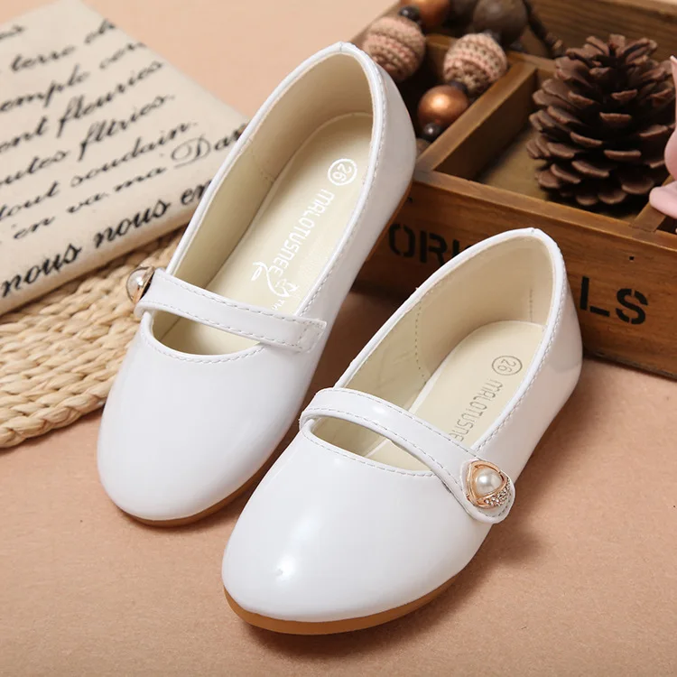 Новое поступление осень 2017 г. одежда детская Обувь кожаная для девочек детская обувь для учащихся в Корейском стиле принцессы обувь для