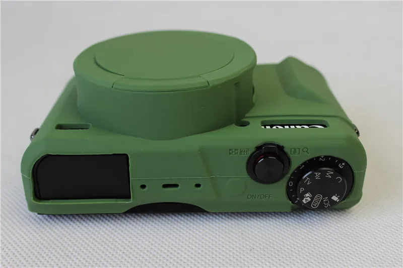  Bom Bolsa de Vídeo da Câmera para Canon G7x G7xii Mark 2 Câmera G7x ii Case de Borracha de Silicone Case Capa de Proteção do Corpo Pele - Image 5