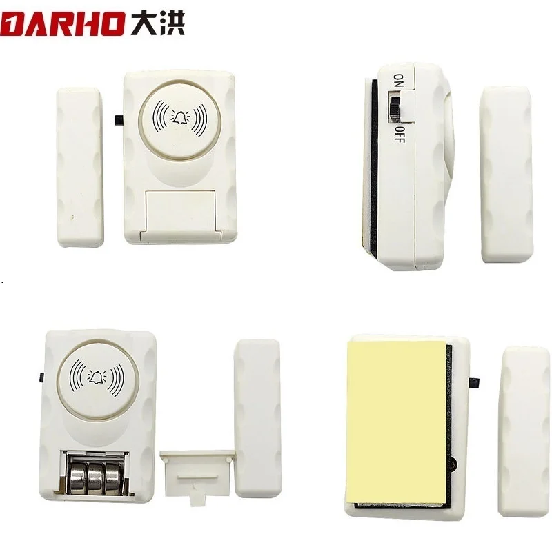 

Darho Wireless Home Security Door Window Alarm Warning System Magnetic Door Sensor Independent Alarm Wireless Open Door Detector