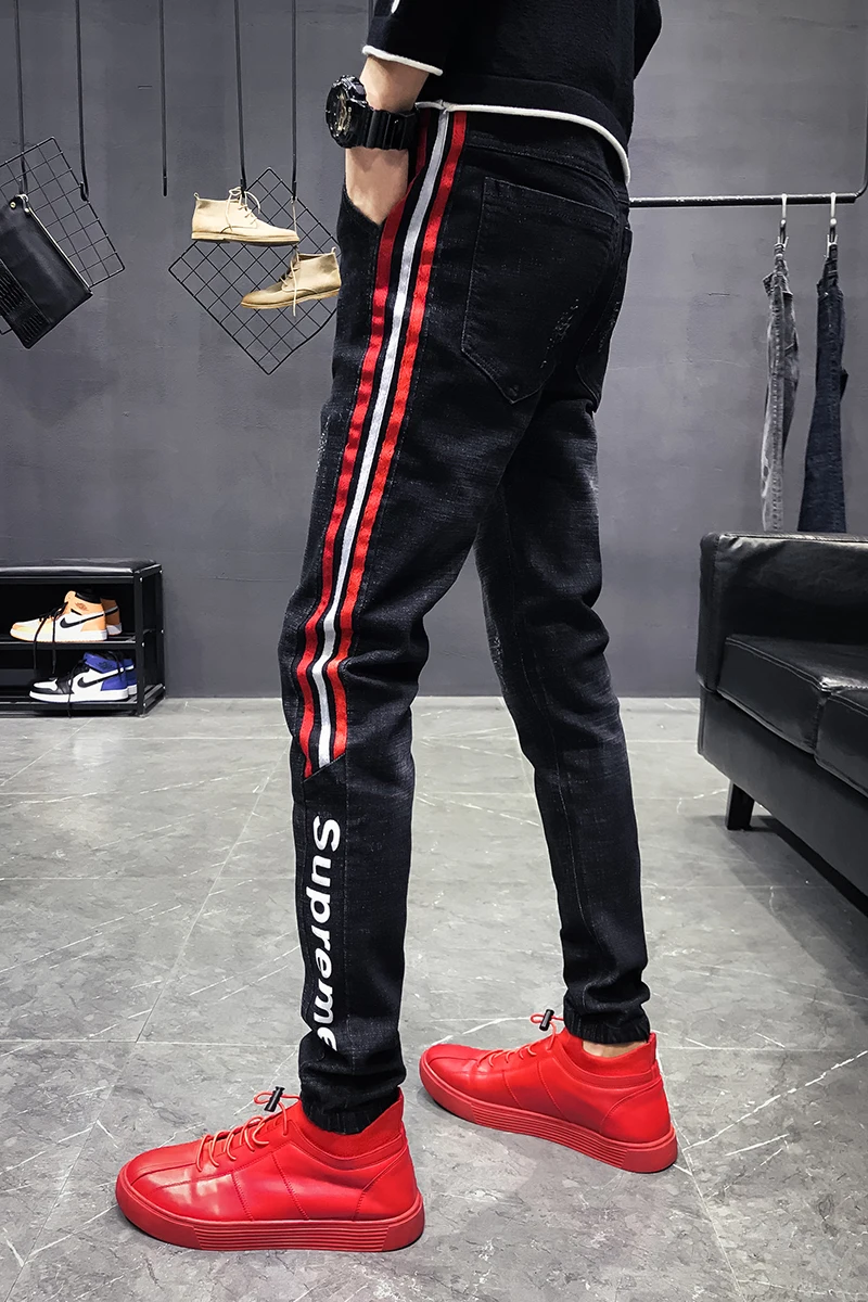 Designer Jeans Men High Quality Distressed Brand Jeans for Men Skinny Clothes 2018  Winter Jeans