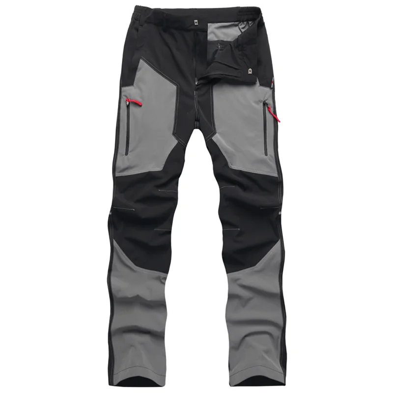 Hombres pantalones de senderismo al aire libre mens stretch transpirable sudor absorción hombre impermeable de secado rápido camping trekking caza pantalones hombres