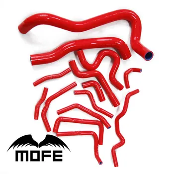 

MOFE 14PCS/SET Original Logo Silicone Coolant Turbo hose Suitable For Honda Civic Type R FN2 2006-2010 Red