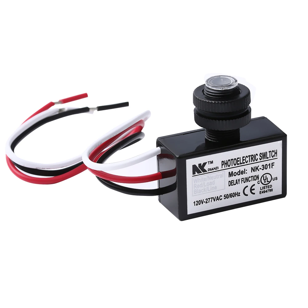 Durable Photoelectric Switch Photocell Dusk To Dawn Button