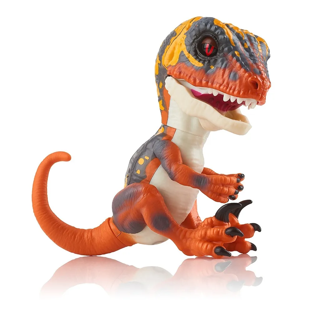 Animal de Estimação Brinquedos para Crianças Dedo Dinossauro Eletrônico Brinquedo Interativo Domesticado Raptor Bruce Crianças Presente Natal 13 Online shopping