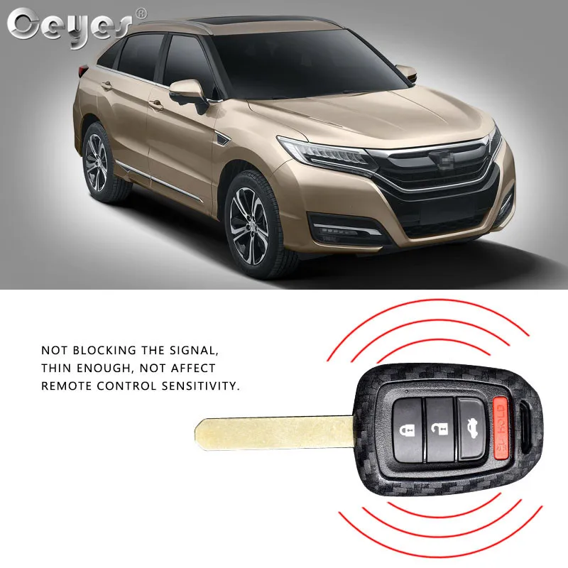 Carbon fiber key cover for HONDA  (4)