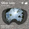 COPOZZ 201 Lens Ski Goggles Lens For Anti-fog UV400 Big Spherical Ski Glasses Snow Goggles Eyewear Lenses Replacement(Lens Only) 5