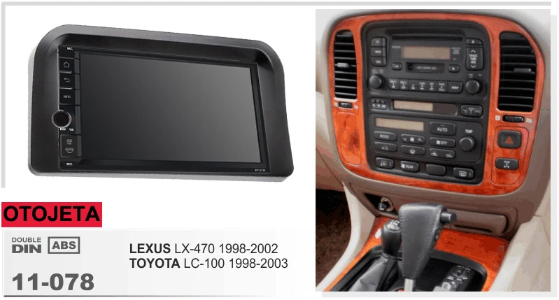 

Navirider Android 8.1 car multimedia player tape recorder (frame+radio series) fit for lexus lx-470 toyota lc-100 1998-2003 gps
