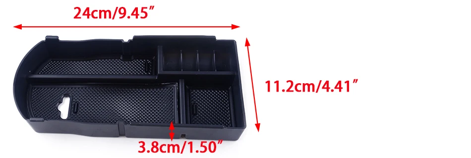 Внутренняя центральная консоль подлокотник коробка для хранения Контейнер Органайзер держатель подходит для Toyota Prius XW30 подтяжка лица хэтчбек 2012