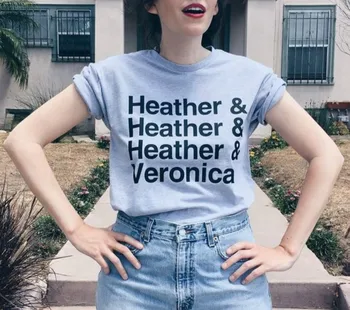 

Hillbiily Heather Veronica Humor T shirts Summer Short Sleeved Round Neck 100% Cotton Loose Tops Tee Harajuku Tshirt Women Vogue