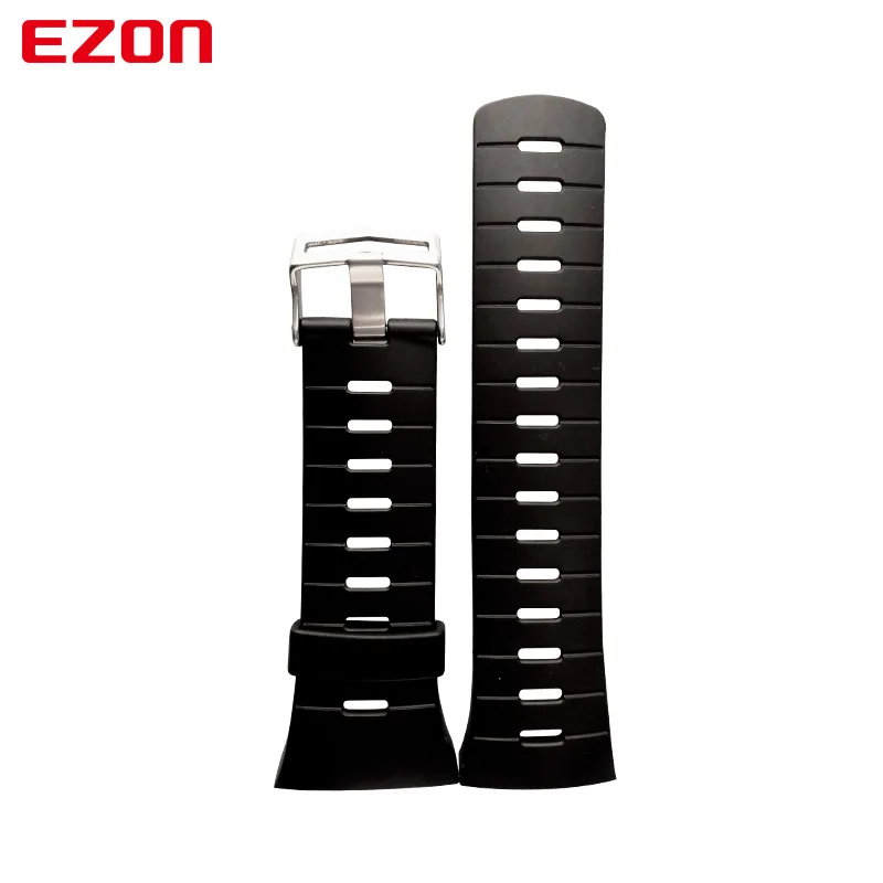 Спортивные часы EZON оригинальный ремешок из силиконовой резины для наручных