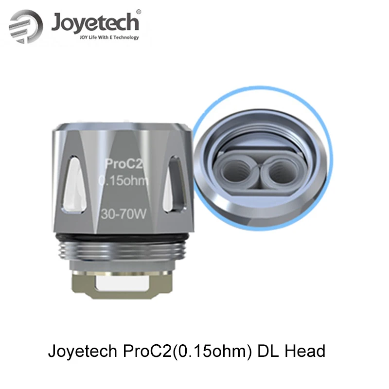 Joyetech ProC Series Heads-ProC2(0.15ohm) DL Head replacement atomizer head coil for Cuboid Tap Starter Kit/eVic Primo Mini Kit