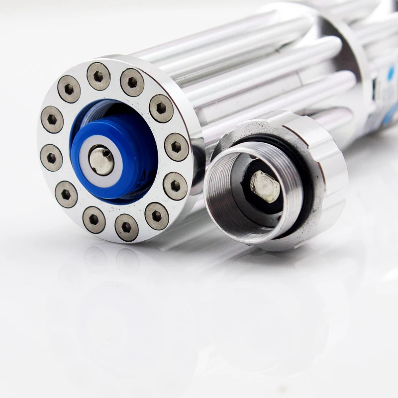 Лазерный фонарь oxлазеры Фокусируемый синий 445nm 450nm 5mw в стиле Гатлинга с 5