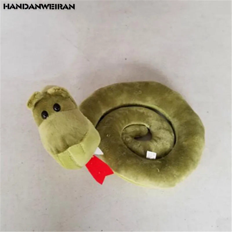 

1PCS Mini Snake Plush Toys Pendant Keychain Cartoon Snakes Stuffed Toy Doll Bag Jewelry For Kids 2019 Hot Sale 10CM HANDANWEIRAN