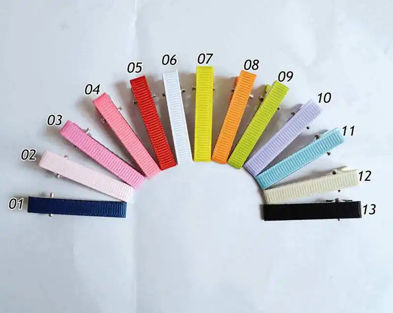 Заколки для волос 50 шт./лот 1 6 дюйма с лентой|alligator clips for hair|hair clipclips hair |