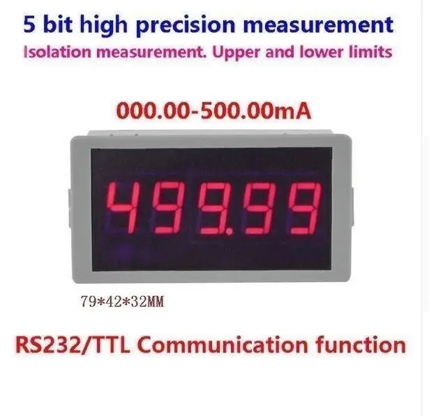DYKB Многофункциональный Вольтметр постоянного тока 0-500.00mA Высокоточный цифровой