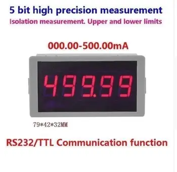 

Multifunction DC Voltmeter 0-500.00mA high precision Digital LED VOLT Meter WITH RS232 Serial alarm signal Voltage Tester