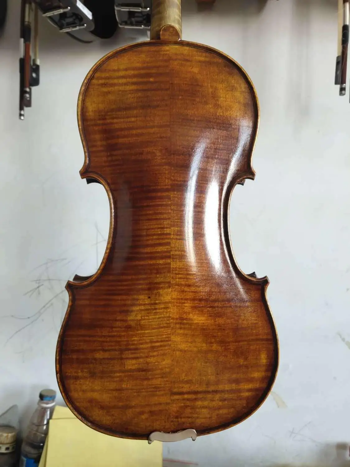 

antique old style 7/8 size violin full hand made violin maple back