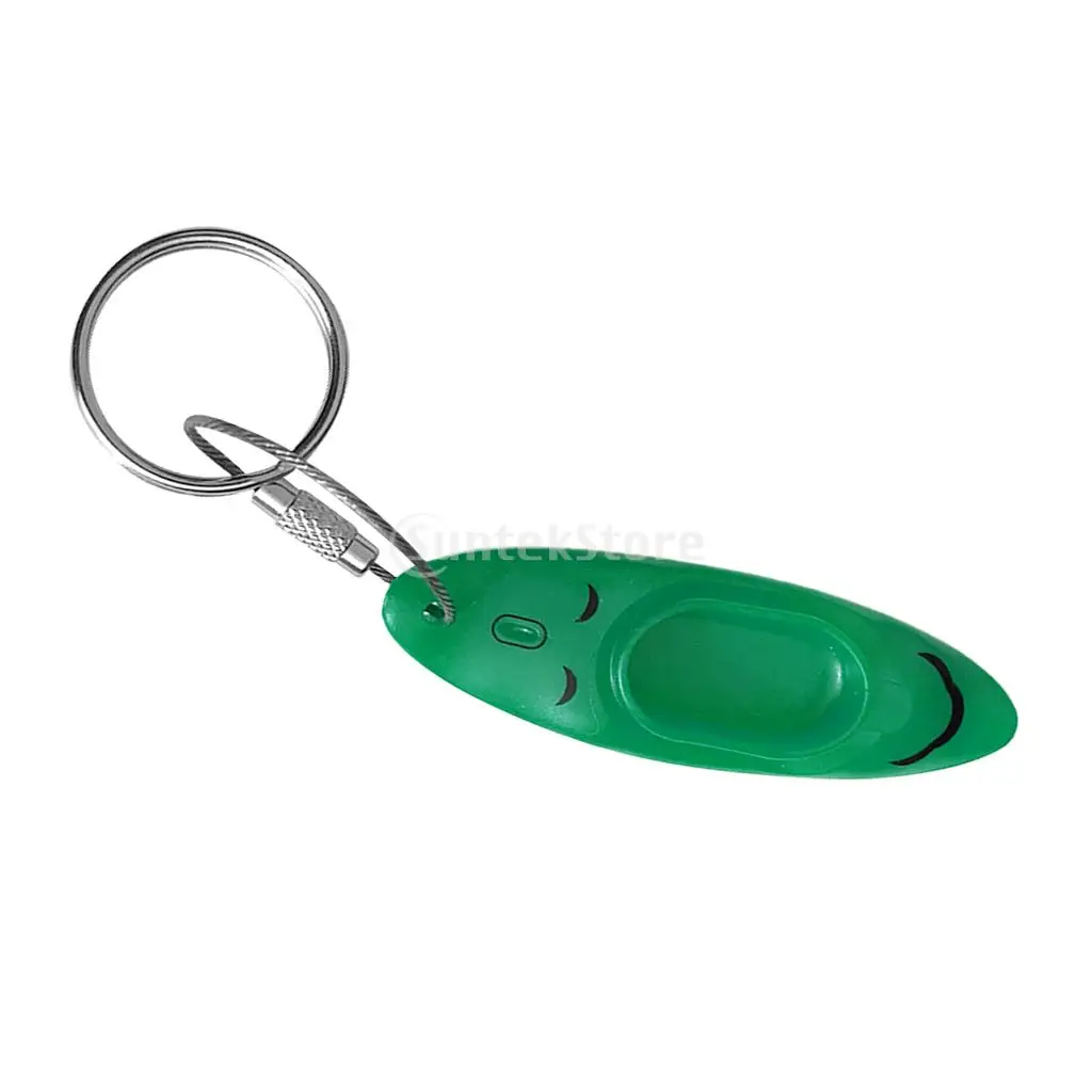 Creative Kayak Keychain Keyring Key Fob Key Holder for Outdoor Hiking Sports Travel Kayaking Fishing - Various Colors & Shapes