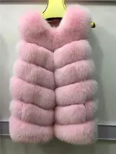 The new 2016 listed six fox fur fashion women’s warm ma3 jia3 real fox fur vest bag mail