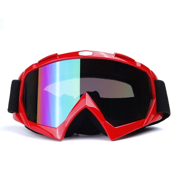 Брендовые лыжные очки с защитой от ультрафиолета, большие Лыжные маски, солнцезащитные очки, лыжные очки для мужчин и женщин, снежные очки для сноуборда - Цвет: Red