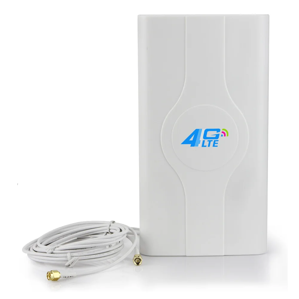 Антенна 4G LTE двойной разъем SMA male ZTE MF283 + Wi Fi роутер (роутер не входит в комплект)| |