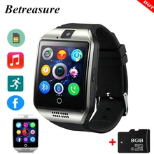 Betreasure Q18 Bluetooth Smart Watch Intelligent Clock With Pedometer Camera 32G TF/SIM Card Whatsapp For Android IOS Phone