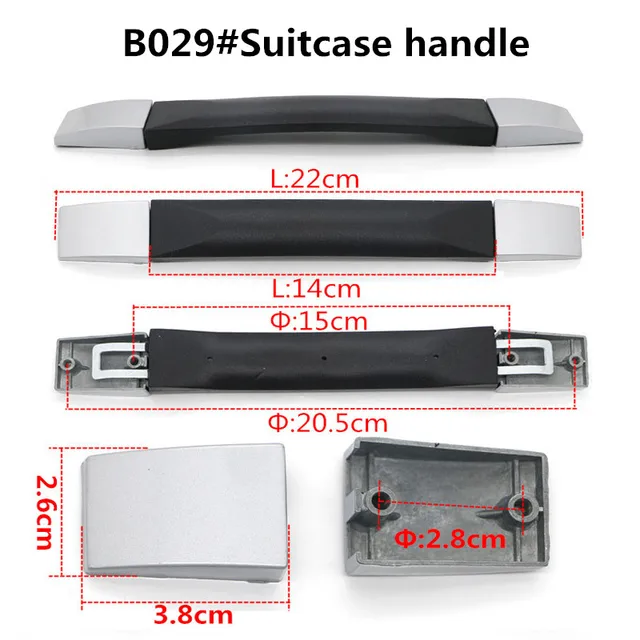 Replacement Telescopic Luggage Parts Handle Hardware Accessories