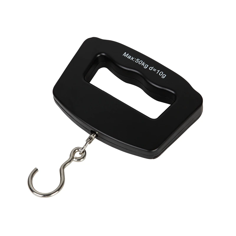 Digital Handheld Hook Luggage Scales 50Kg 10g Pocket Mini LCD Travel Hanging Scale Stainless