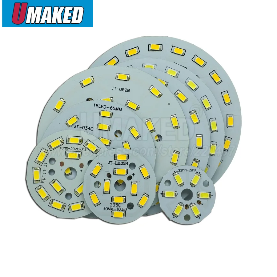 Tablero de luz Led para techo, placa de luz SMD de 3W, 5W, 7W, 9W, 12W ...