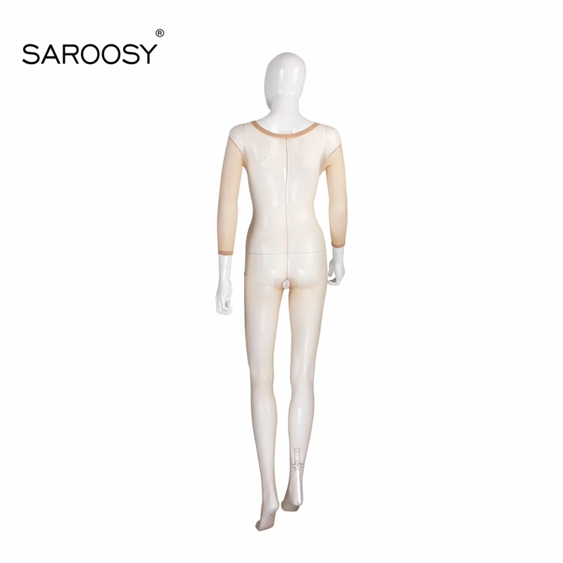 SAROOSY, новинка, сексуальное прозрачное боди с открытой промежностью для женщин, высокоэластичное прозрачное боди для ночного клуба, сексуальное белье