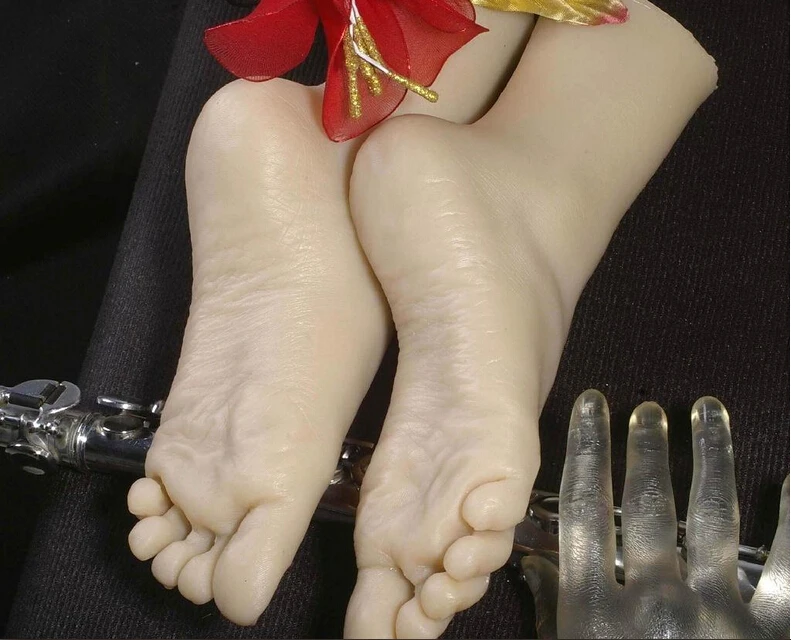Female silicone feet bonecas font b sex b font font b doll b font realistic skeleton