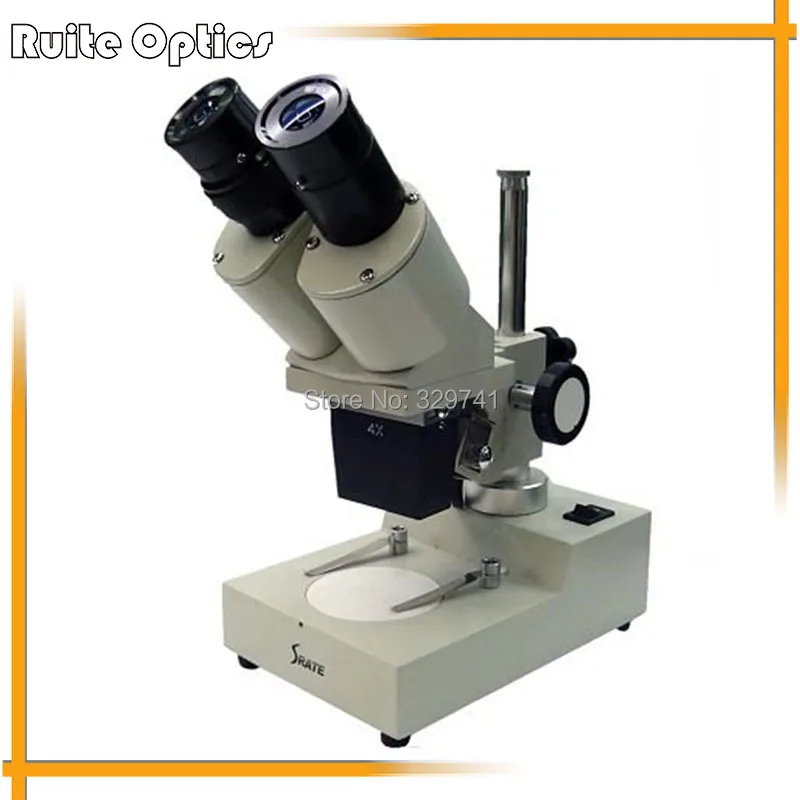 

Wholesalers and Retail! 45 Degree Inclined Articulated Free 40x Binocular Stereo Microscope with Top Light
