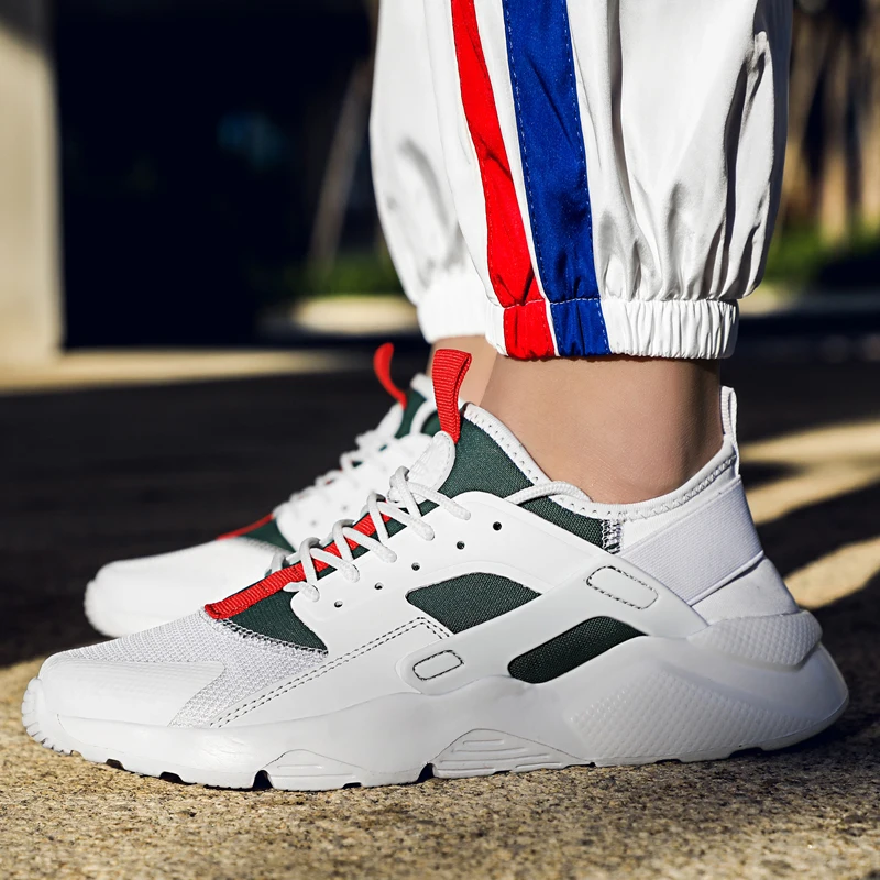 

2019 Men's Trainers Sneakers Running Shoes Comfortable Jogging Mesh Breathable Hot Fitness Trainer Sport Shoes Male Sneakers