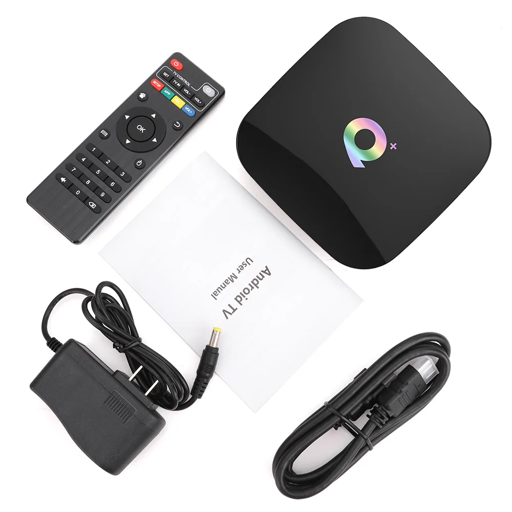 2019 Q-Box Plus Quad Core 4GB+32GB Android 9.0 TV Box HD Smart Media Player IPTV