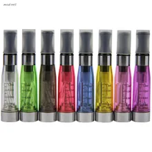 500 шт./лот оптом CE4 распылитель CE4 ecigrette Clearomizer 1,6 мл для eGo-T/K/W Серия evod батарея 510 резьба бака 8 цветов