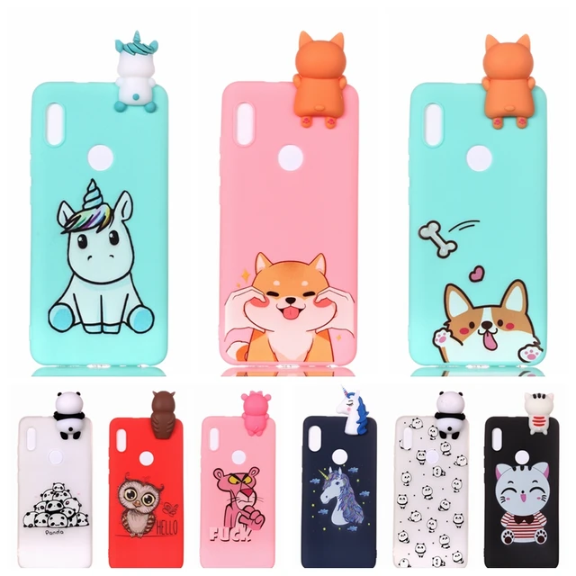 Best Price Huawei P20 Lite Case Cartoon 3D Unicorn Panda Silicone Case Cover on for Funda Huawei P20 Lite Nova 3E Cute Cat Dog Phone Case