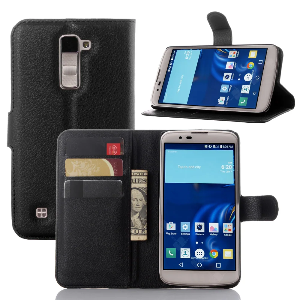

Book Style PU Leather Case Cover for LG M2/LG K10 Flip Wallet Phone Bags Cases with Stand for LG M2/LG K10