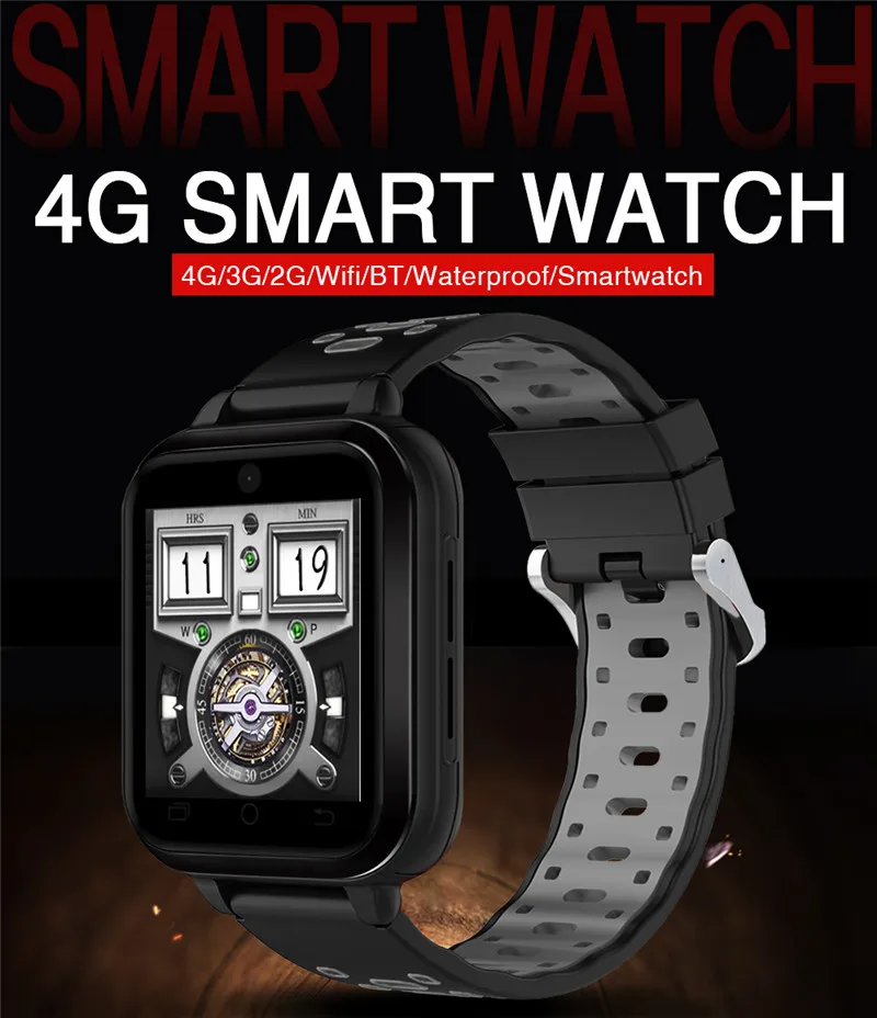 2018 Новый смарт часы 4 г Android 6,0 с MTK6737 4 ядра Smartwatch монитор сердечного ритма 1 ГБ Оперативная память 8 ГБ встроенная память Смарт-часы