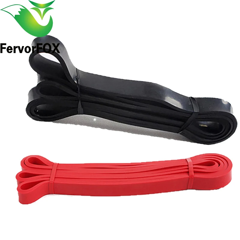 

FervorFOX 1 Set of 2 latex exercise Resistance Bands Loop Fitness Crossfit Power Lifting Pull Up Bands Strengthen Muscles Bands