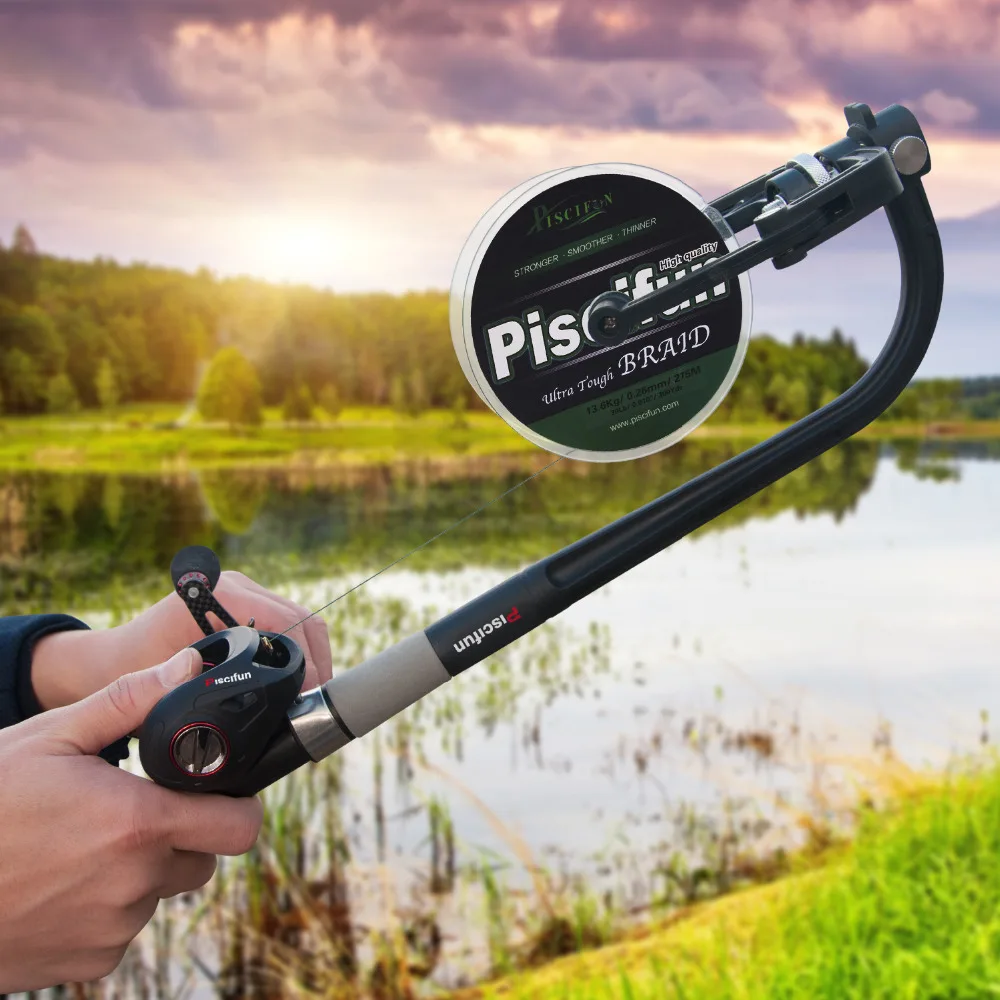  Piscifun Portable Fishing Line Spooler Spinning/Baitcasing Reel Line Spooler Winder Machine Station