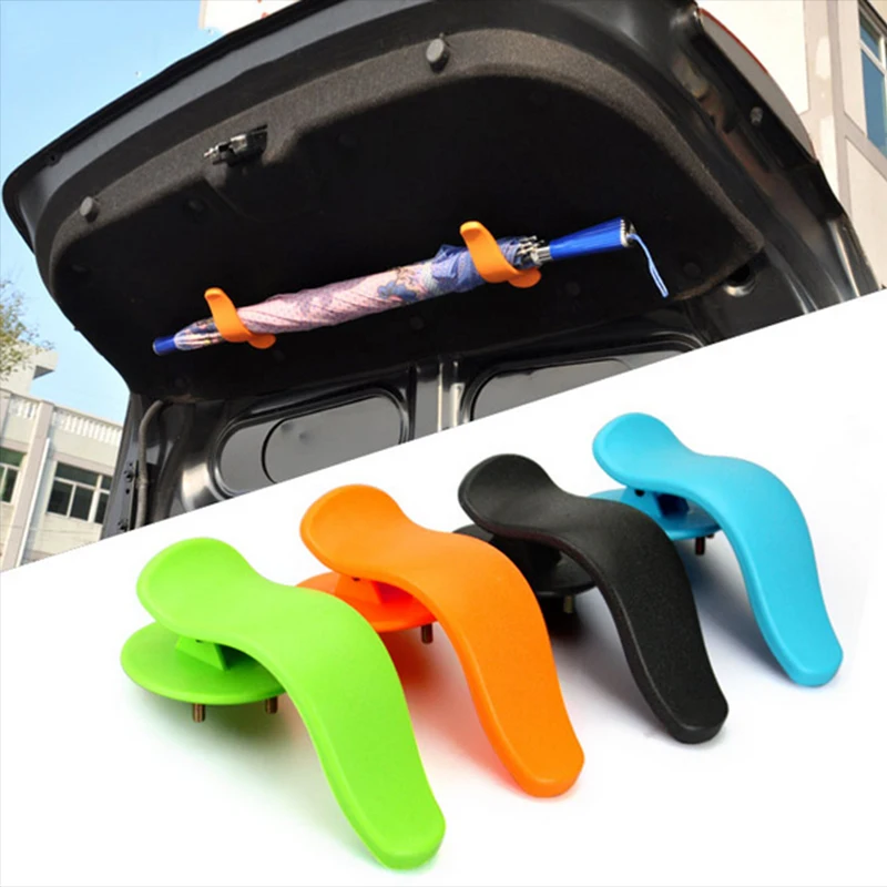 Youwinme 1pair Abs Car Styling Interior Clip Hook Umbrella Rack Trunk