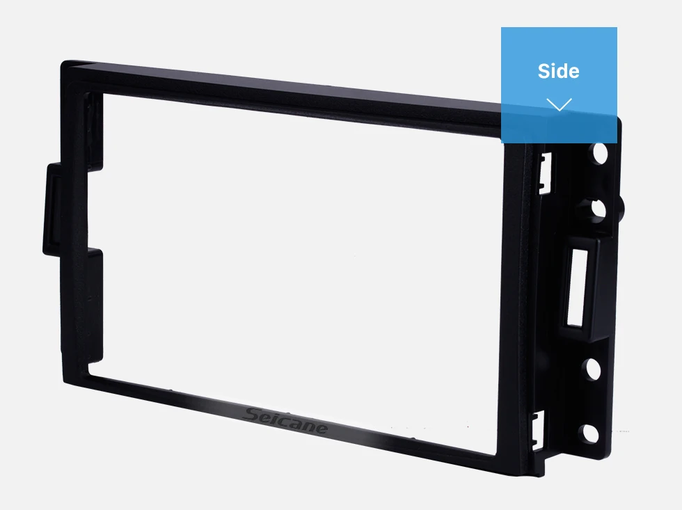Seicane Black Double Din Car Radio Fascia for Hummer H3 CHEVROLET BUICK PONTIAC/ SATURN / SAAB Surround Panel Auto Trim Stereo Dash CD Frame