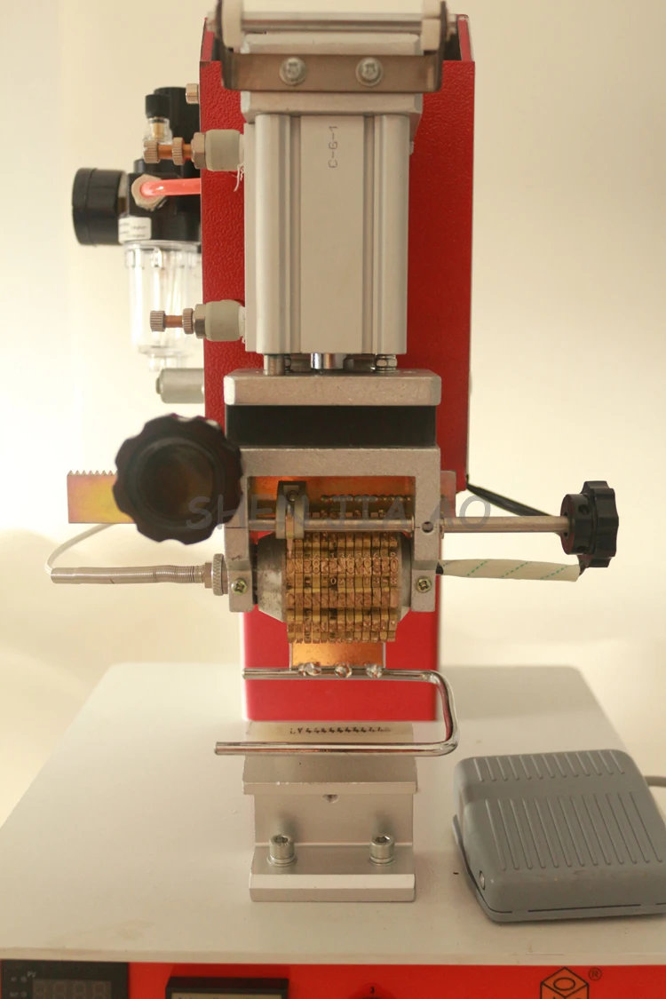 Пневматическая кодовая машина для набора номера ZY-RM2-D2 пневматический цилиндр-ряд Автоматическая кодировочная машина Дата принтера, номер партии 1 шт