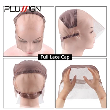 Three Style Can Choose Front/ 360/ Full Swiss Lace Wig Cap For Making Wigs Factory Supply Wholesale Lace Wig Net For Black Women 4