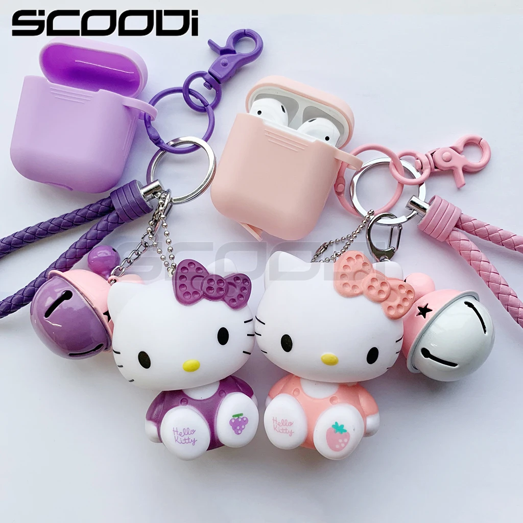 

cute kitte Silicone Case for Apple Airpods Case Cover Cartoon Decorative unicorn Accessories Protective Bluetooth Earphone Case