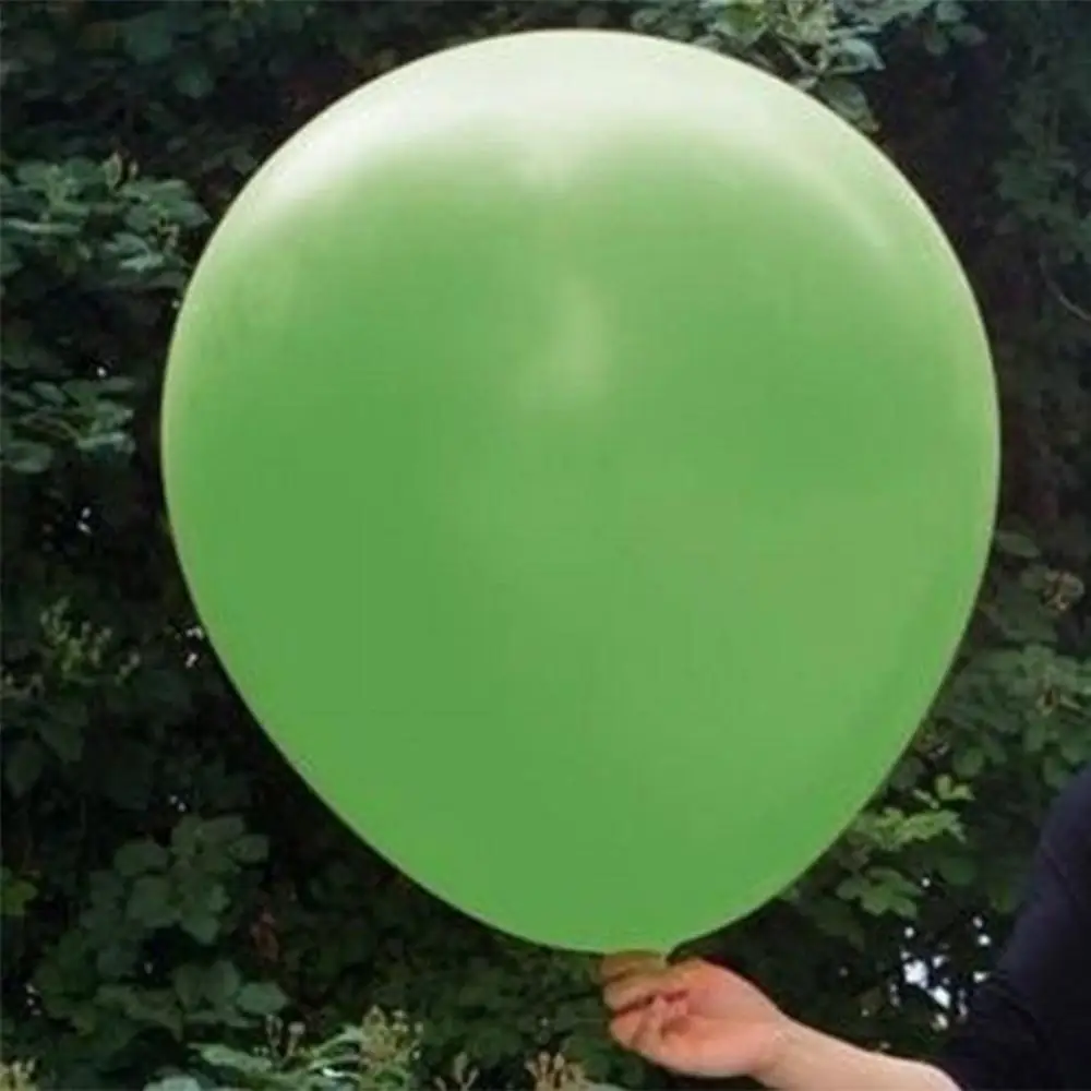 36 дюймов половина тела размер огромный латексный шар фестиваль Декор атмосфера шар для вечерние игровые принадлежности для дня рождения свадьбы - Цвет: Green