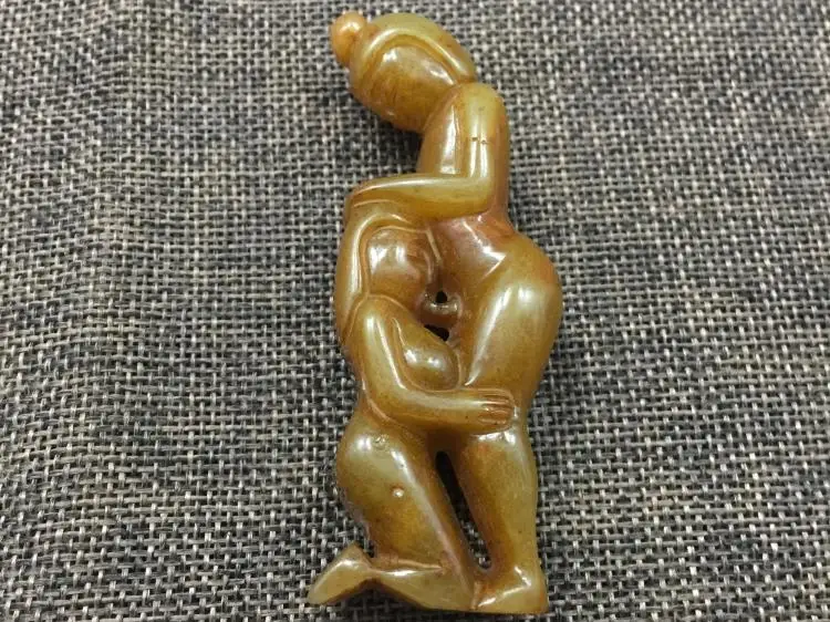 Коллекция античного нефрита натуральный нефрит культура секс репродукция поклонение эротическая фигура кулон