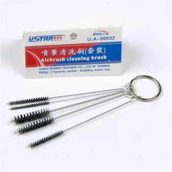 Ustar UA90032 Airbrush Cleaning Brushes Airbrush Cleaning Tool Model Tools Model Building Kits Hobby Painting Tools Accessory Model Building Kits TOOLS Type: Model