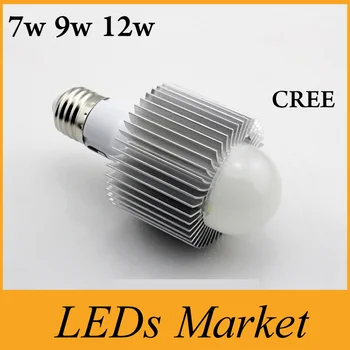 

Ultra-bright energy-saving light bulbs 7W / 9W / 12W LED Bulb Home LED Lighting Cool White Screw E27 AC85-265V